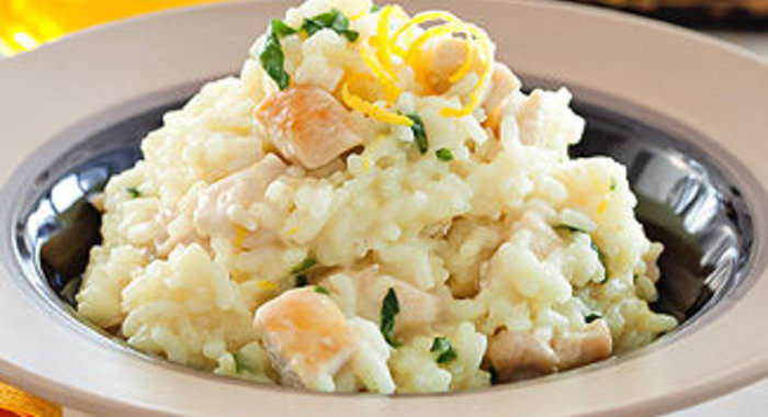 Ризотто с лимонным ароматом в мультиварке