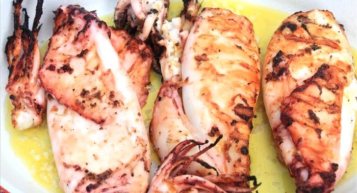 Кальмары в маринаде