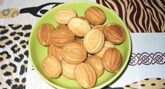 Печенье «Орешки» с кремом