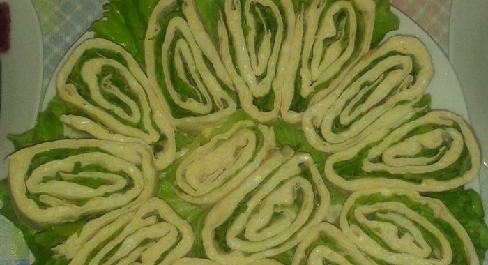 Рулет из лаваша с сыром