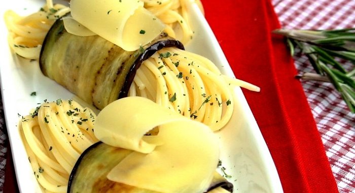 Баклажановые роллы