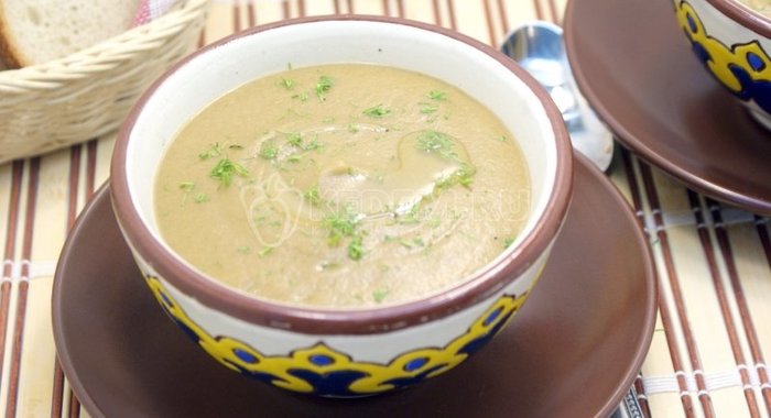 Грибной суп-пюре