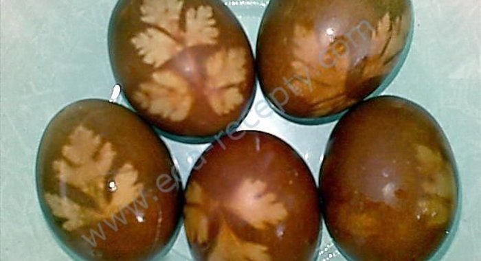 Яйцо пасхальное с узором