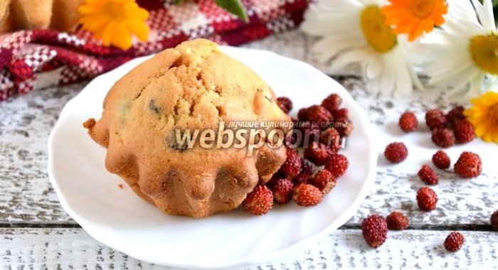 Кексы с земляникой