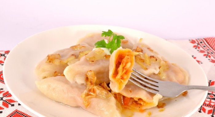 Вареники с квашеной капустой