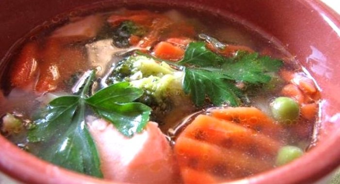 Уха с брокколи