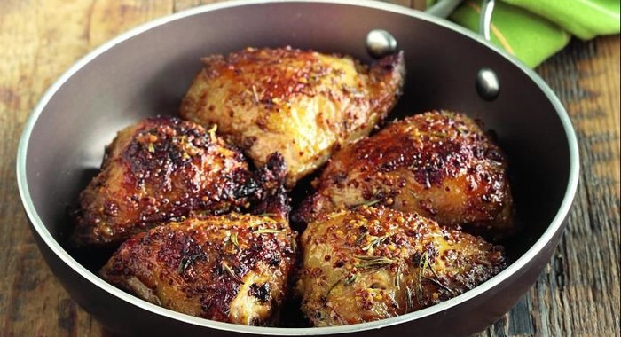 Курица в медово-горчичном маринаде