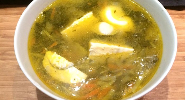 Щавелевые щи с разнотравьем