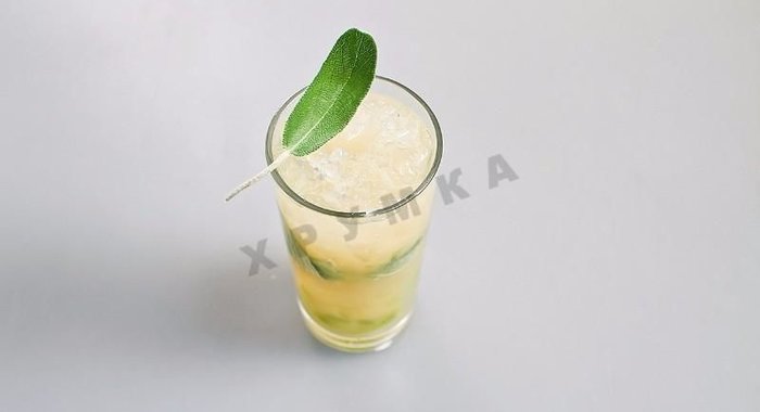 Грушевый лимонад с шалфеем