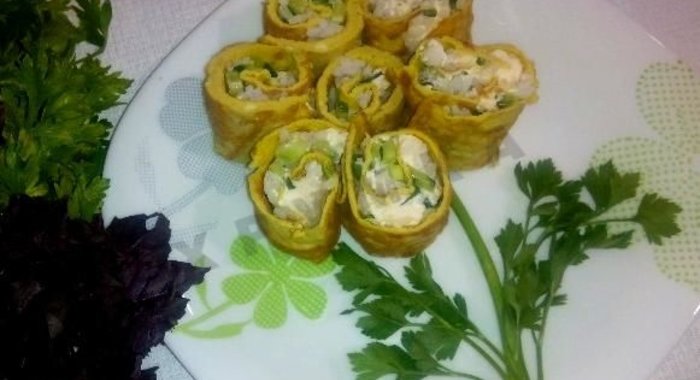 Яичные роллы по-корейски