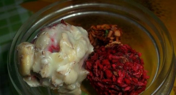 Конфеты из мюсли и шоколада