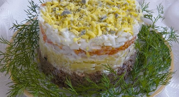 Шпроты под шубой