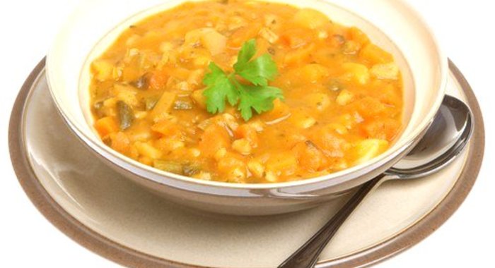 Овощной суп с орегано