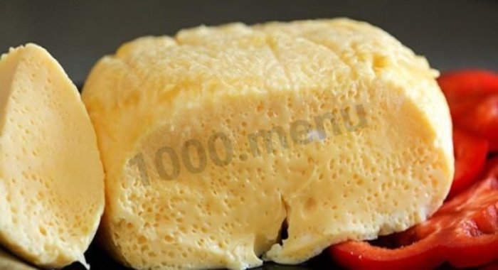 Вареный омлет в пакете