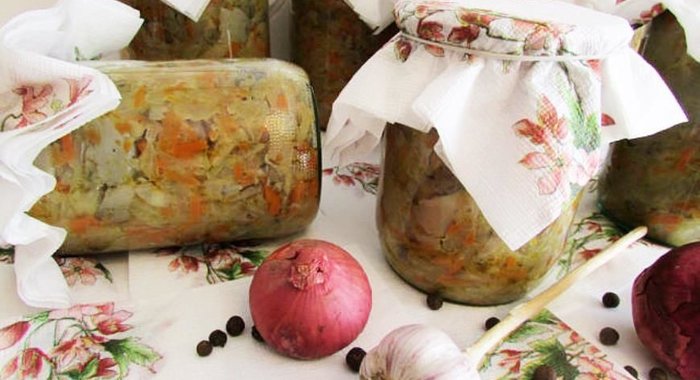 Грибная солянка