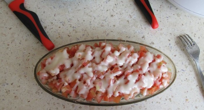 Салат Селедка под шубой Летняя