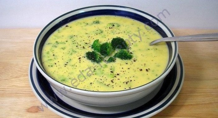 Вкусный сырный суп