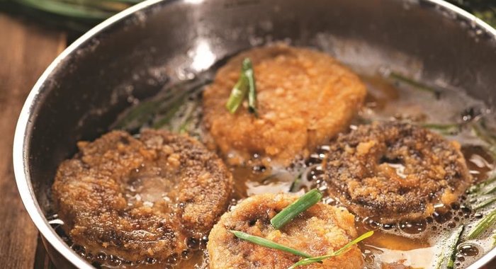 Шницель из шампиньонов