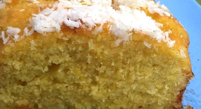 Апельсиновый кекс из манки