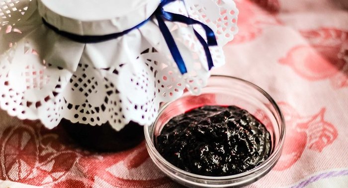 Чернично-малиновый джем