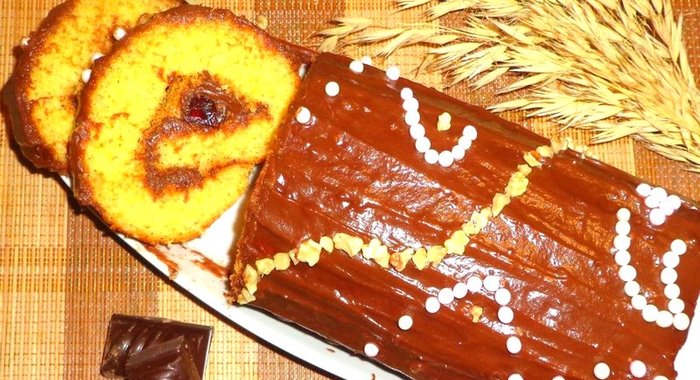 Рулет с мармеладной начинкой