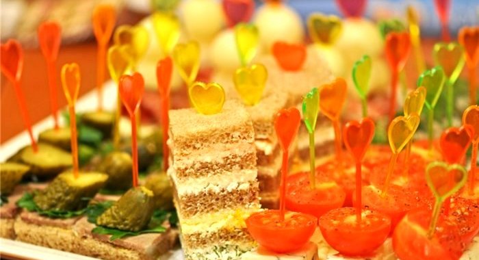 Канапе на день рождения