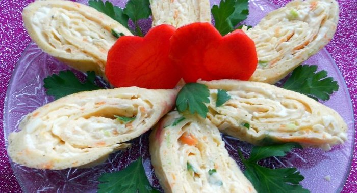 Нежные рулетики