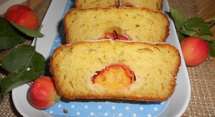 Шарлотка с райскими яблочками