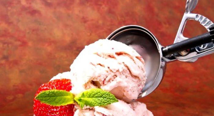 Томатно-клубничное мороженое