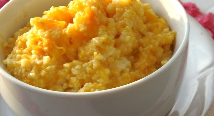 Каша из тыквы с пшеном на молоке