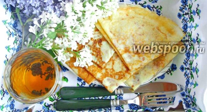 Блины на лимонаде