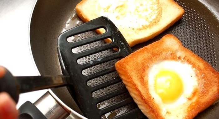 Яичница в хлебе