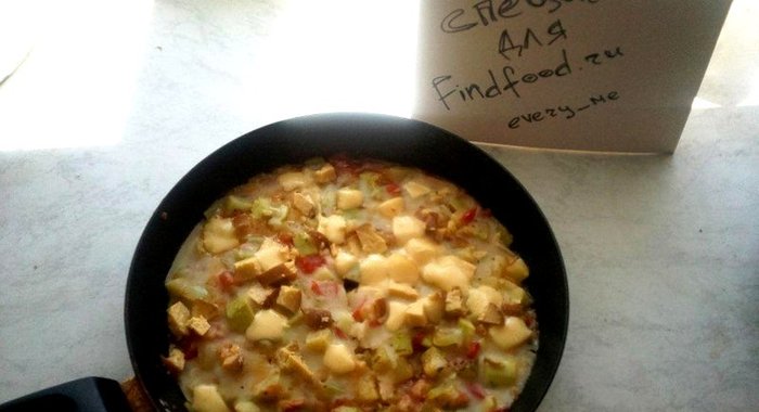 Овощной завтрак а-ля омлет