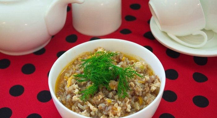 Гречка с фаршем