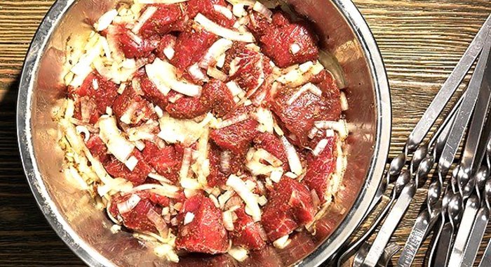 Шашлык из говядины