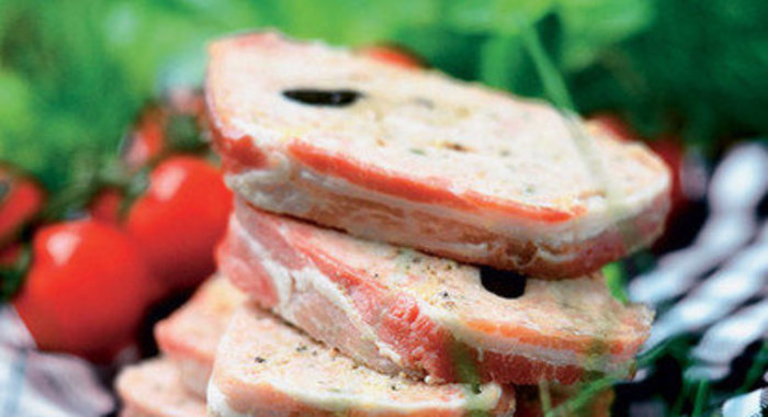 Паштет из свинины с оливками