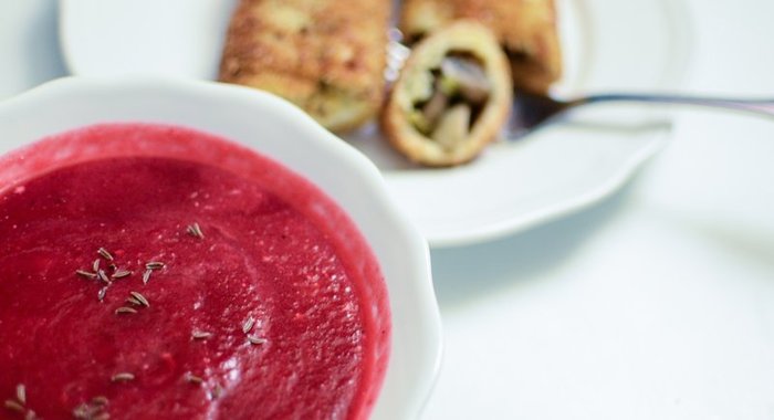 Суп-пюре из свеклы