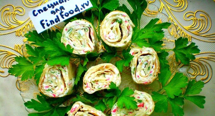 Роллы из лаваша