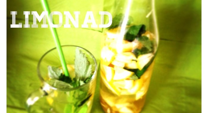 Лимонад на фруктозе с базиликом