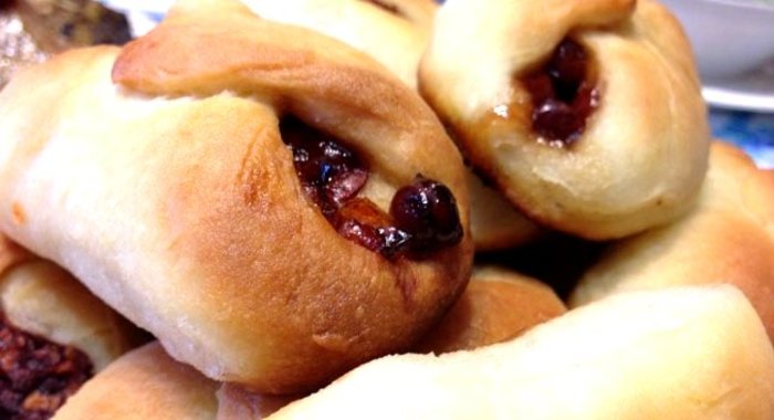 Пирожки с клюквой