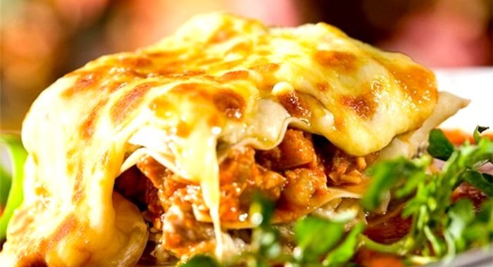 Лазанья из лаваша с фаршем