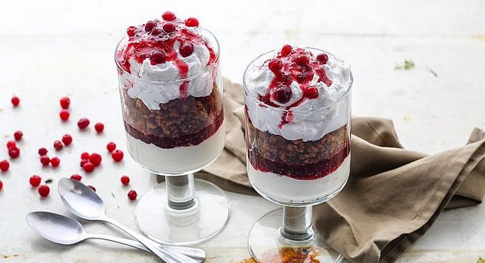 Слоеный десерт из черствого хлеба Амброзия