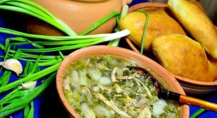 Щи из крошева или серые щи,или чёрные щи.