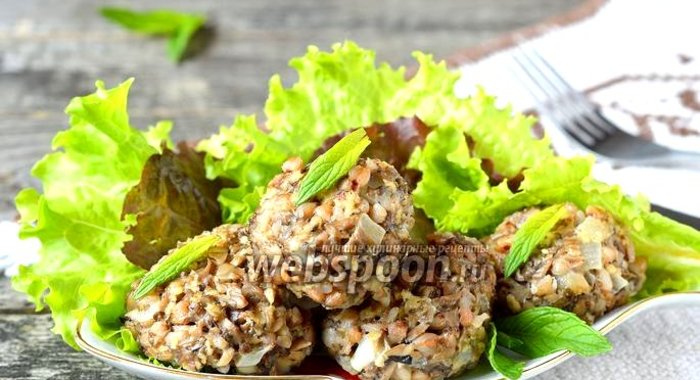 Грибные котлеты в мультиварке