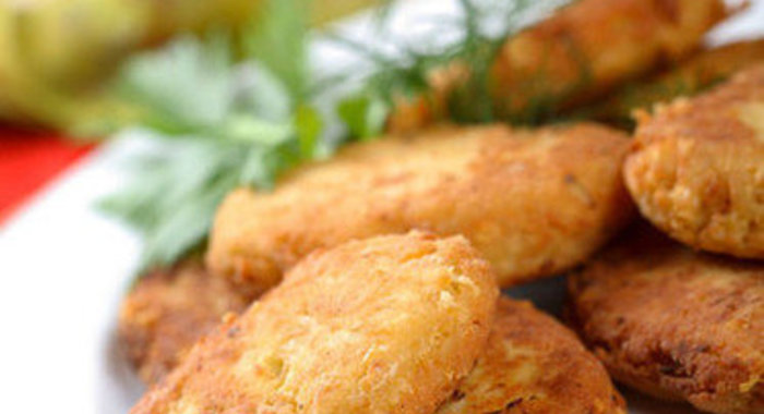 Котлеты из сельдерея и овсяных хлопьев