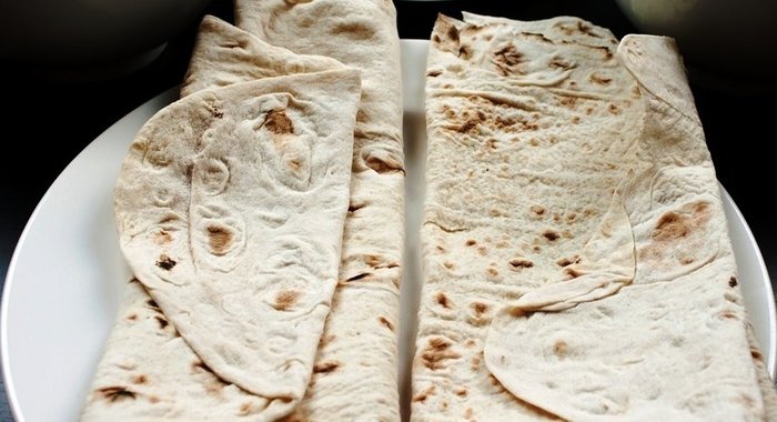 Постный лаваш