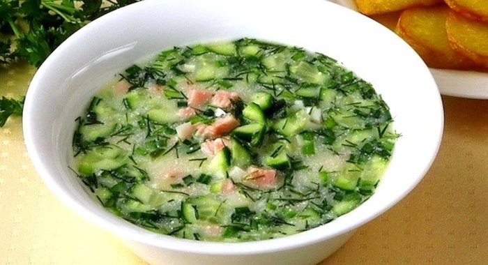 Окрошка мясная