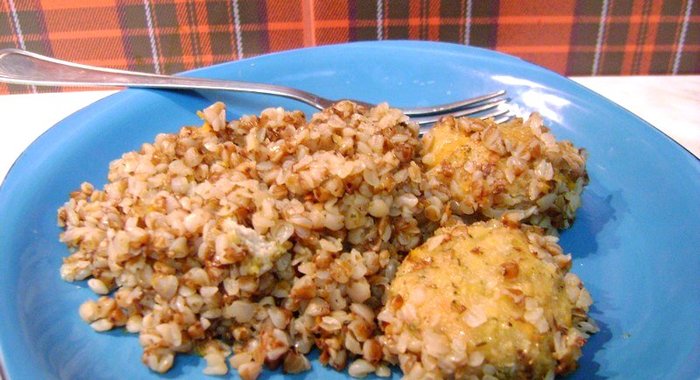 Котлеты с гречкой в мультиварке