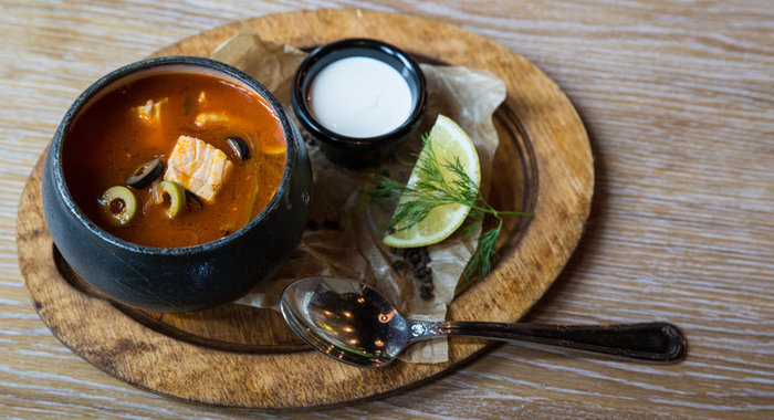 Рыбная солянка