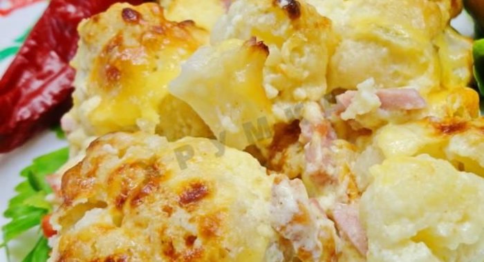 Запеканка из цветной капусты в духовке